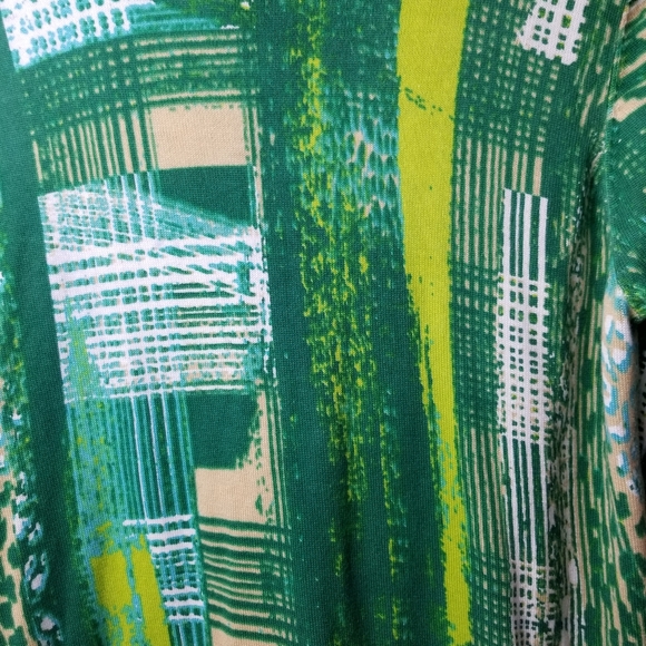 Bob Mackie wearable art cardigan size M - Picture 3 of 7